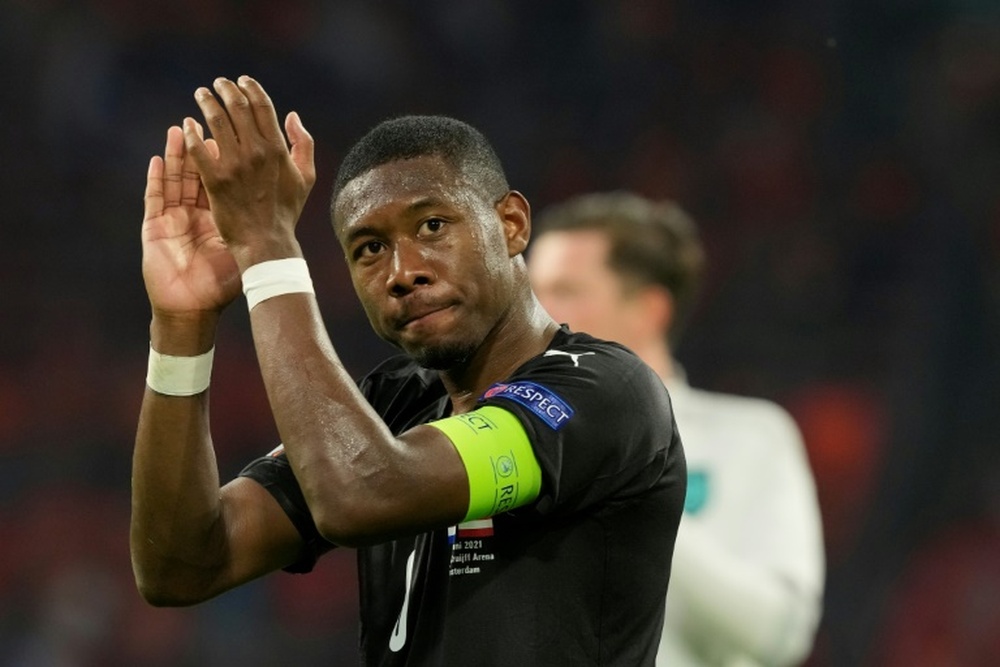 Alaba fue el segundo jugador que más usó Ancelotti en el Bayern. AFP