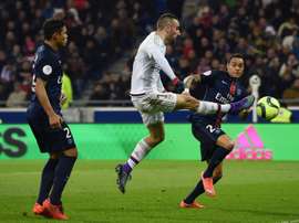 Le milieu de terrain espagnol Sergi Darder inscrit le 2e but de Lyon face au PSG, le 28 février 2016 au Parc OL