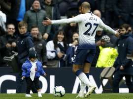 Lucas Moura a inscrit un triplé. AFP