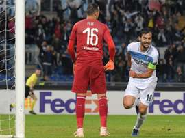 La Lazio venció al Marsella. AFP
