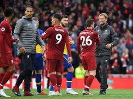 Les compos probables du match de Premier League entre Southampton et Liverpool. AFP