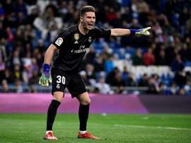 Luca Zidane tem vínculos atuais se encerrando neste mês. AFP