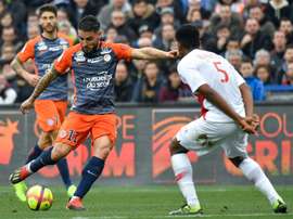 Les compos probables du match de Ligue 1 entre Montpellier et Monaco. AFP