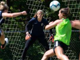 Stéphanie Labbé, la joueuse qui a défié les joueurs. AFP