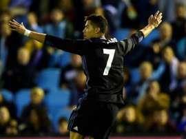 Avec un doublé de Cristiano Ronaldo, le Real Madrid bat le Celta Vigo, le 17 mai 2017. AFP