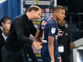 Tuchel assegurou a continuidade de Mbappé. AFP
