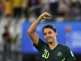 Sam Kerr could get picked up by Chelsea. AFP