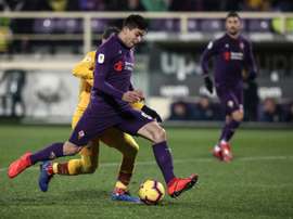 Gio Simeone is set to stay at Fiorentina. AFP