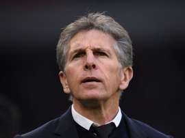 L'entraîneur de Leicester City, Claude Puel. AFP