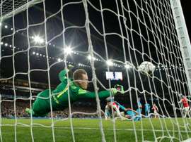 Le gardien allemand du FC Barcelone Marc-André ter Stegen lors du 8e de finale aller de C1. AFP