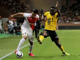 Soualiho Meité (right) signed a contract at AS Monaco. AFP