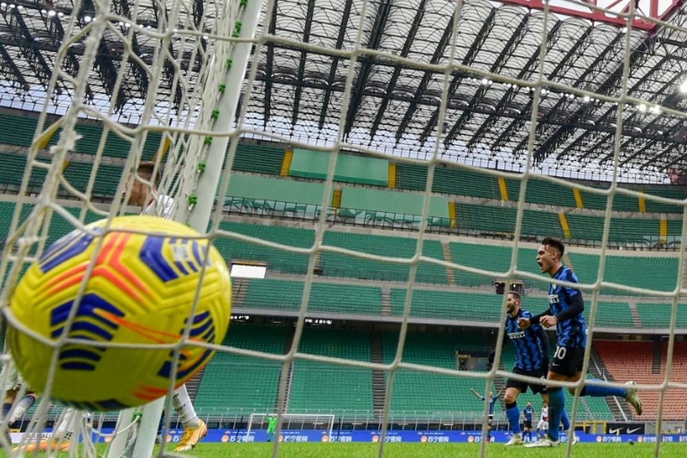 Diego Milito espera que el Inter firme una gran Champions. AFP