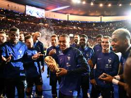 Les Bleus doivent partager la première place. AFP