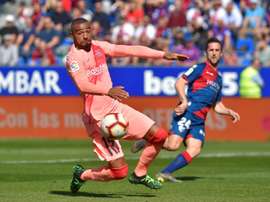 Boateng did not deliver in his second performance for Barcelona. AFP
