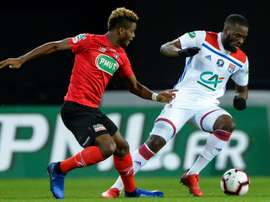 Tanguy Ndombele only signed for Lyon in the summer, but could be on his way again. AFP