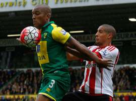 Wisdom spent last season on loan at Norwich from Liverpool. AFP