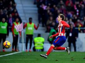 Antoine Griezmann a sorti un gros match ce dimanche. AFP