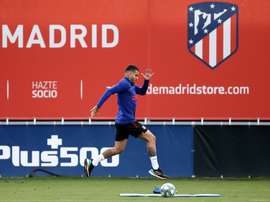 Angel Correa s'est blessé à l'entraînement. AFP