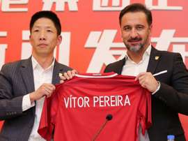 Vitor Pereira présenté officiellement comme entraîneur du Shanghai SIPG. AFP