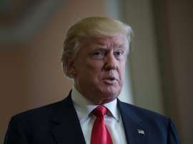 Trump llega al fútbol israelí. AFP