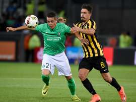 Saint-Etienne contre l'AEK Athènes au 3e tour préliminaire de l'Europa League. AFP