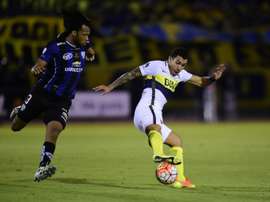 MIna llegó a River tras despuntar en la pasada Libertadores. AFP