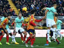 L'autre joueur de l'Inter qui intéresse le Barça. AFP