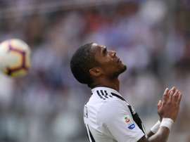 Douglas Costa dans le vieur de Manchester City. AFP