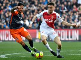 e milieu de Monaco Aleksandr Golovin. AFP