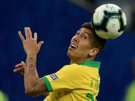 Roberto Firmino face au Venezuela lors de la Copa America. AFP