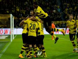 Dortmund a surclassé le FC Cologne avec notamment un doublé signé Maximilian Philipp. AFP