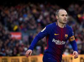 Iniesta está perto de abandonar o Barcelona. EFE