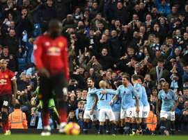 Manchester City remporte le derby. AFP