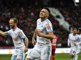 Olympique de Marseille consolida o 3º lugar. AFP