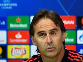 Julen Lopetegui is under increased pressure at the Santiago Bernabéu. AFP