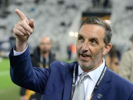 Le nouveau propriétaire des Girondins de Bordeaux, lors du match de la Ligue Europa. AFP