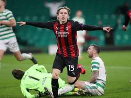 Ibrahimovic has been someone the AC Milan youngsters can turn to. AFP