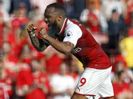 Lacazette bagged the crucial goal. AFP