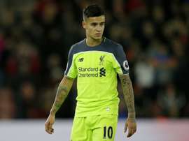 O brasileiro fez dois dos quatro gols do triunfo do Liverpool sobre o West Ham. AFP