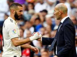 Anniversaire spécial pour Benzema et Zidane. AFP