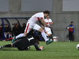 Lattaquant Admir Mehmedi a inscrit le but de la victoire de la Suisse sur le terrain dAndorre, le 10 octobre 2016