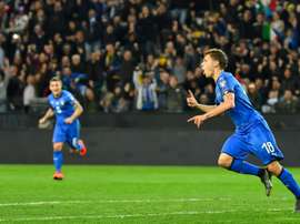 Barella è un nuovo giocatore dell'Inter. AFP