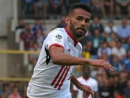 Le nouveau milieu de Lille, le Brésilien Thiago Maia. AFP