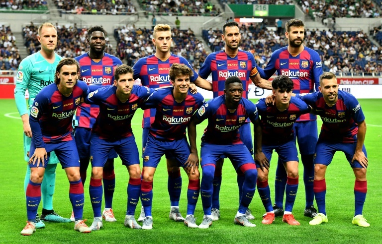 Fc Barcelone Transfert Officiel 2019 : Mini-Kit Officiel Nike FC ...