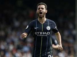 Bernardo Silva faz história com o City. AFP