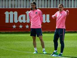 Filipe Luis s'est confié sur le départ de Griezmann. AFP