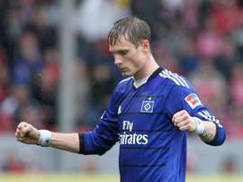 L'international allemand et joueur de Hambourg Marcell Jansen. AFP