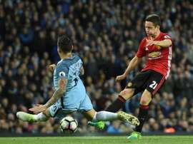 Ander Herrera tiene el apoyo de Mou. AFP