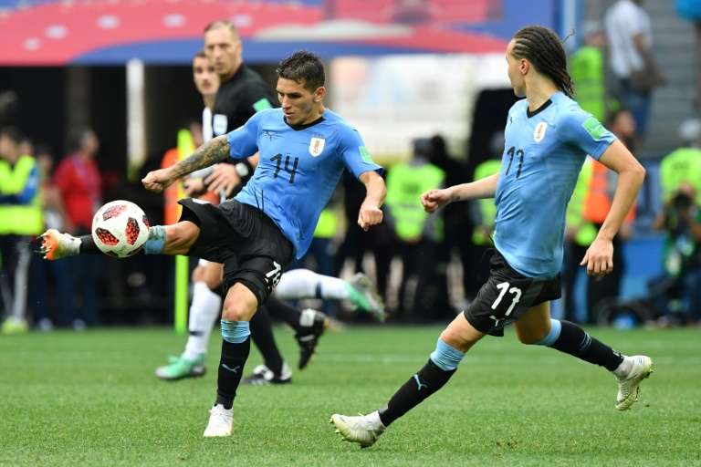 Torreira picked up a calf injury in Uruguay's friendly with Mexico. AFP