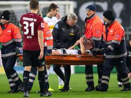 Le joueur du Gladbach a une fracture. AFP